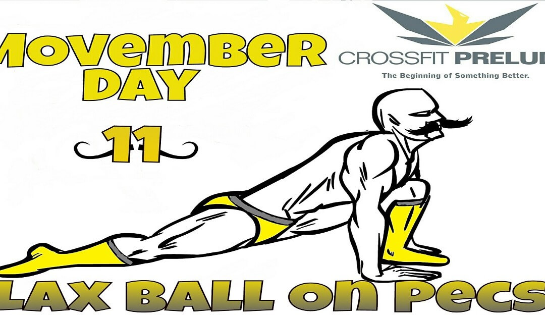 MOvember Day 11:  Break Up That Mess With The Lax Ball On Pecs