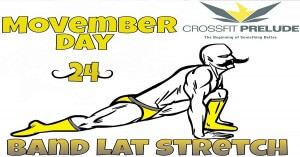 lat stretch banded distraction crossfit richmond virginia mobility squat press clean jerk snatch