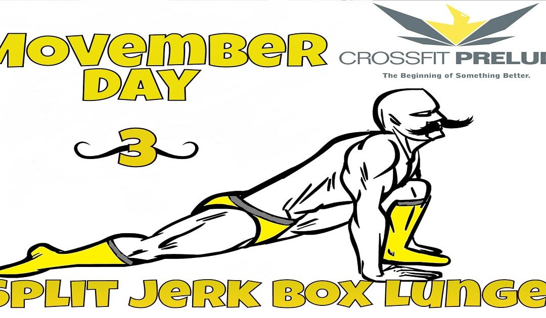 MOvember Day 3: The Split Jerk Box Lunge, Hip Flexor and Groin Mobility