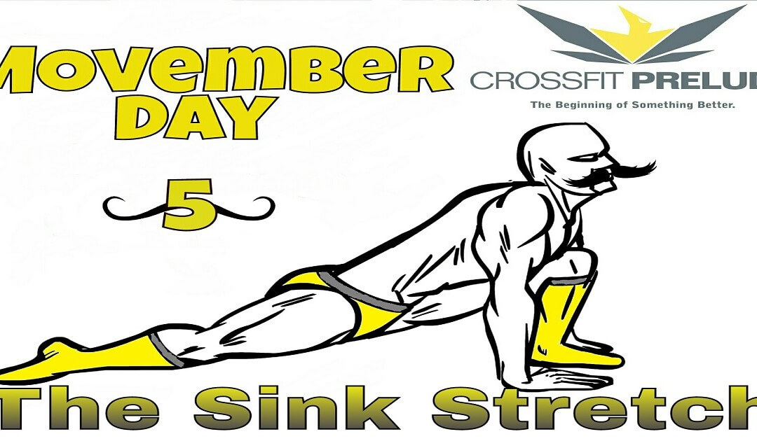 MOvember Day 5: The Sink Stretch: Improving Shoulder Mobility